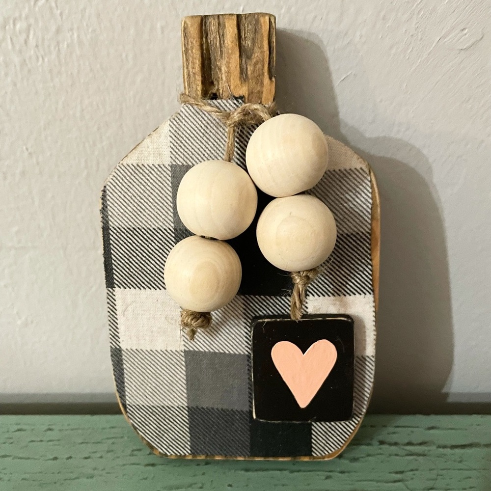 Small Wooden Pumpkin